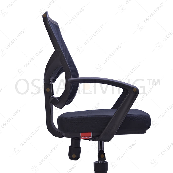 Chairman Kursi Kantor SC 2208 / Office Chair / Kursi Belajar / Kursi Kerja/ Black fabrics