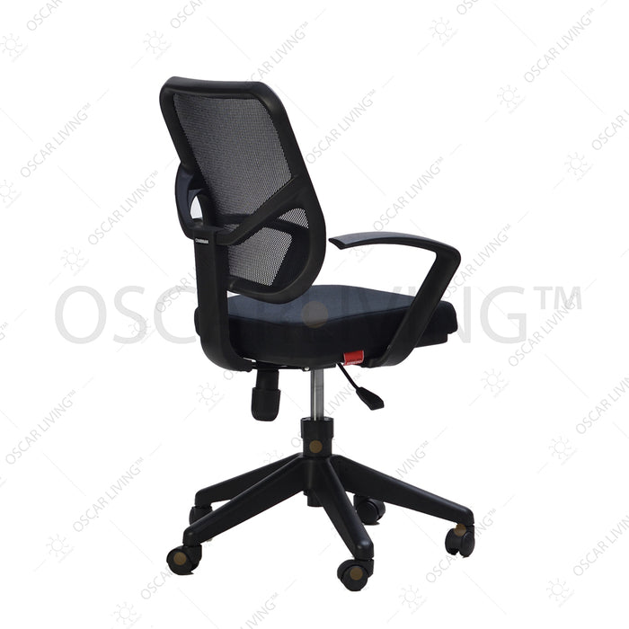 Chairman Kursi Kantor SC 2208 / Office Chair / Kursi Belajar / Kursi Kerja/ Black fabrics