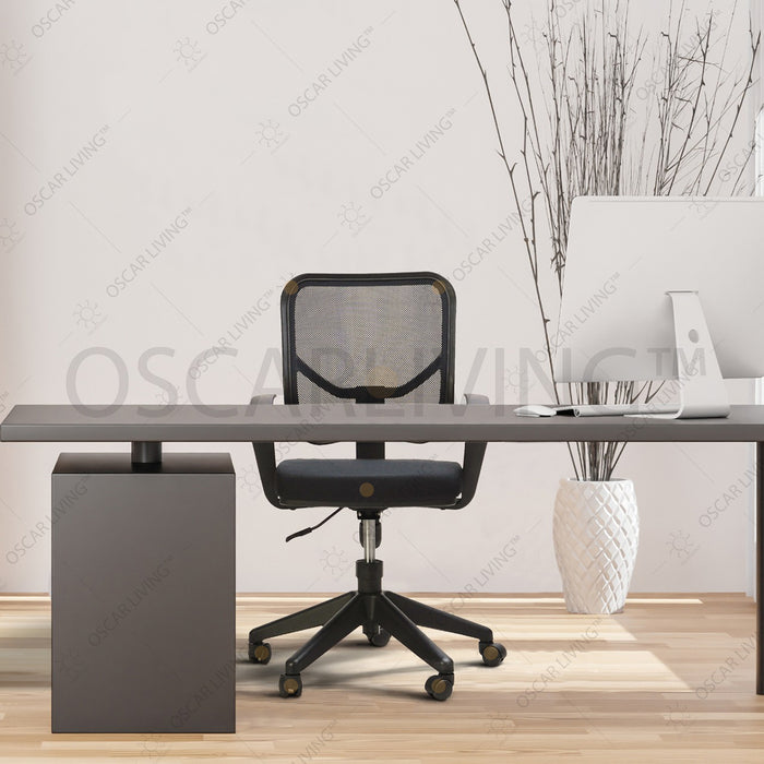 Chairman Kursi Kantor SC 2208 / Office Chair / Kursi Belajar / Kursi Kerja/ Black fabrics